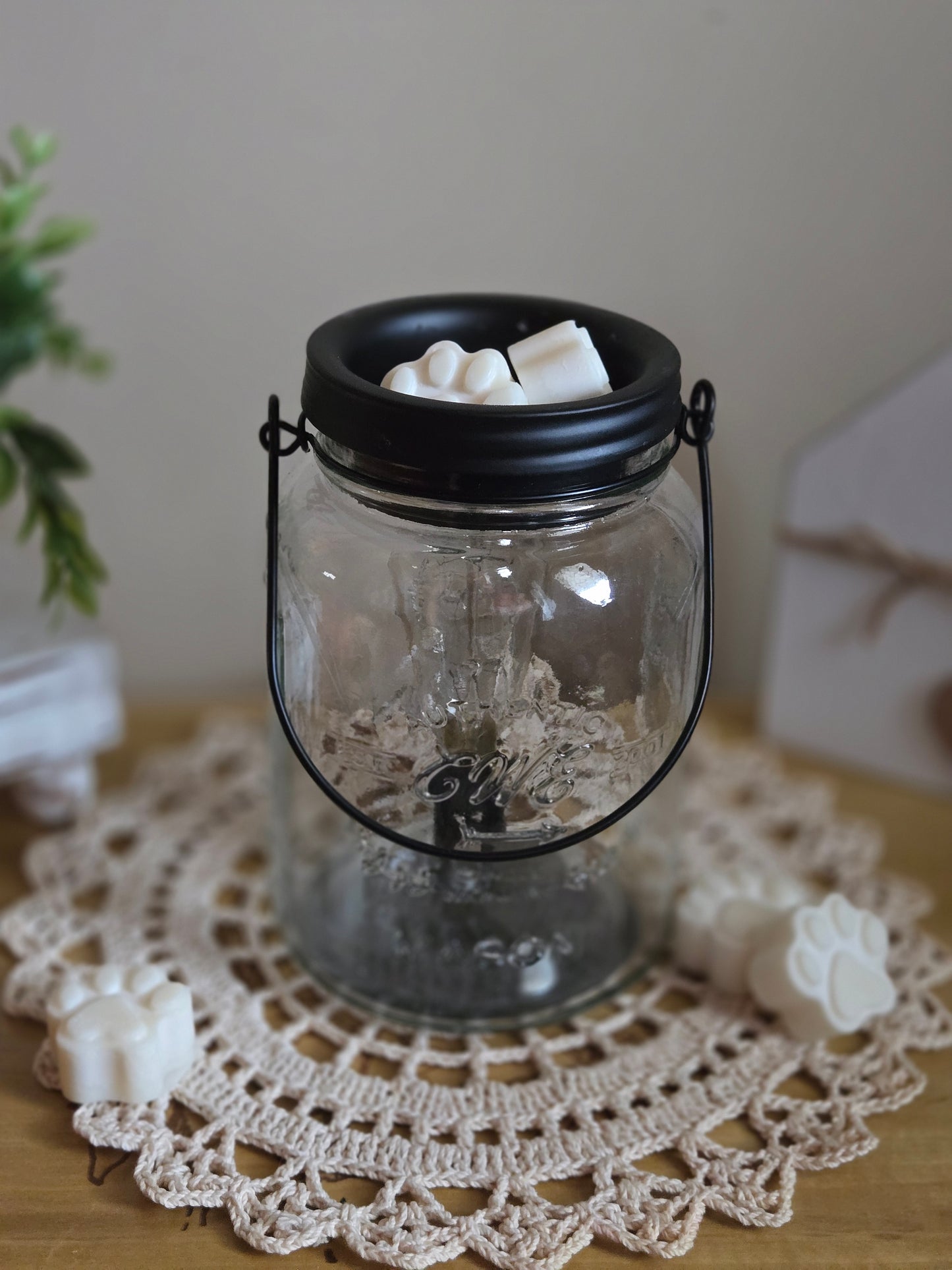 Candle Warmers Etc. Glass Mason Jar Fragrance Warmer